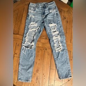 American Eagle Outfitters Distressed Skinny Jeans Size 0